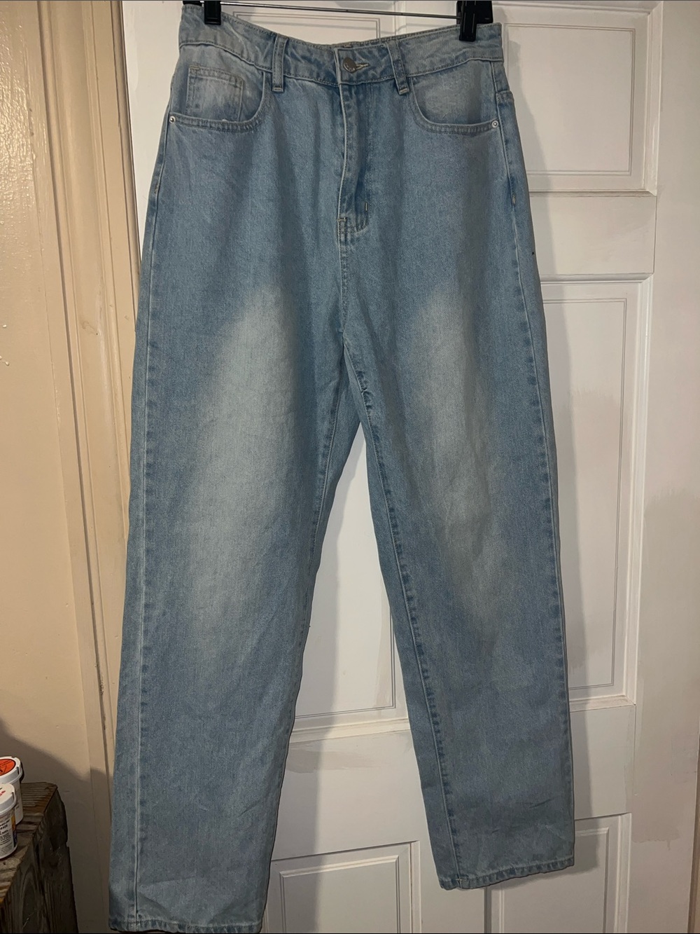 SHEIN- Light Wash Women’s Jeans - Wide Leg/High Waist